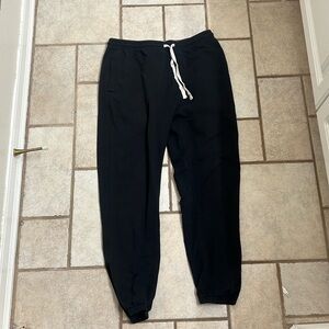 Black comfy joggers